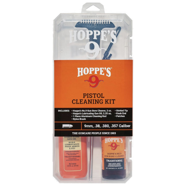 KIT LIMPIEZA DE PISTOLA (38,380,357,9MM)  PCO38B